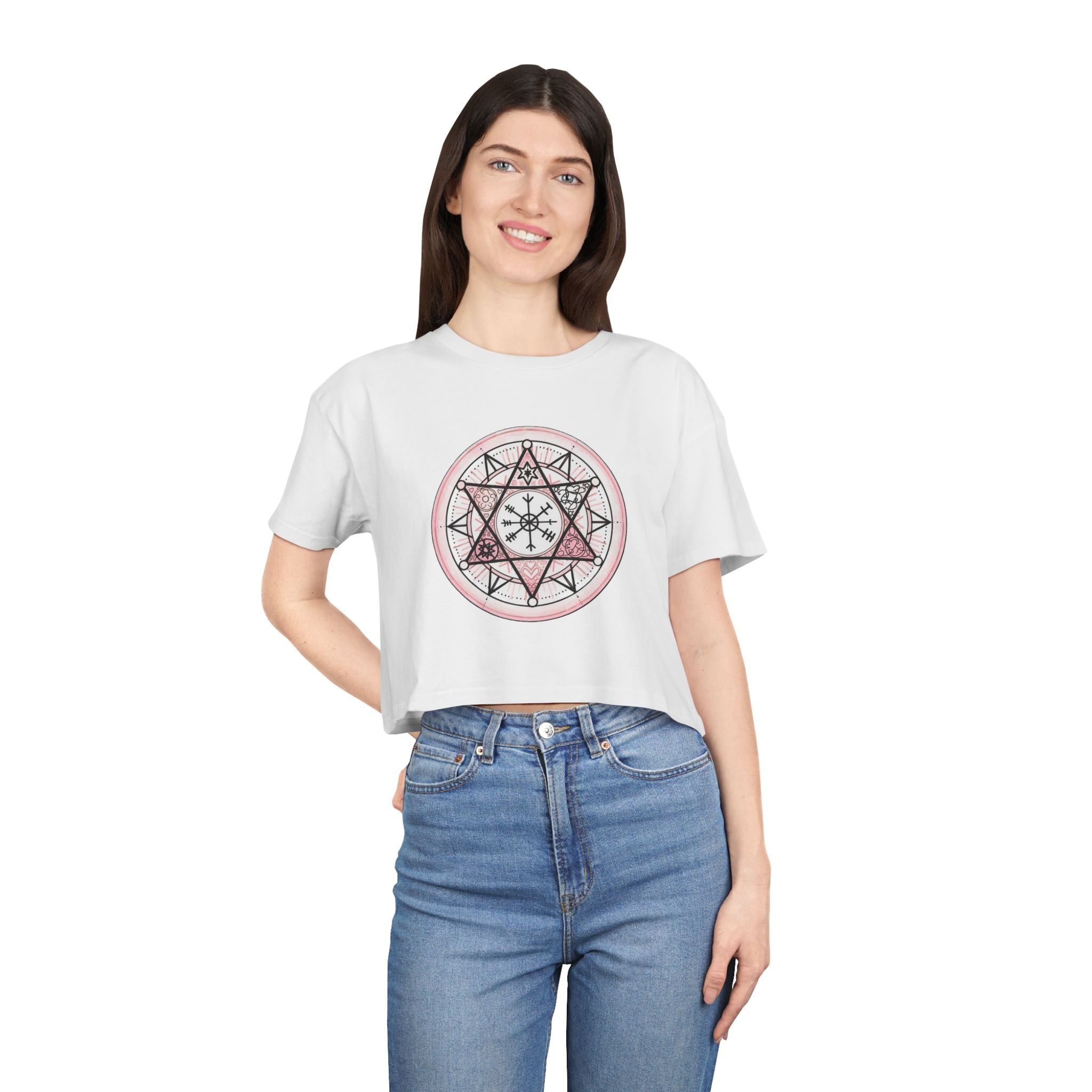 Love Spell-Womens Crop Tee