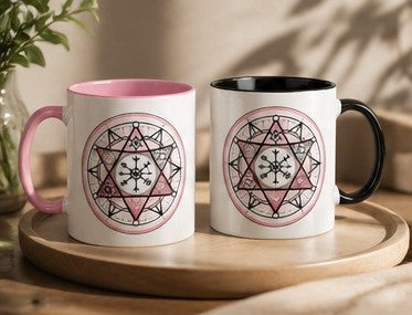 Mystic Compass Accent Coffee Mug