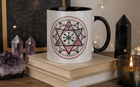 Mystic Compass Accent Coffee Mug