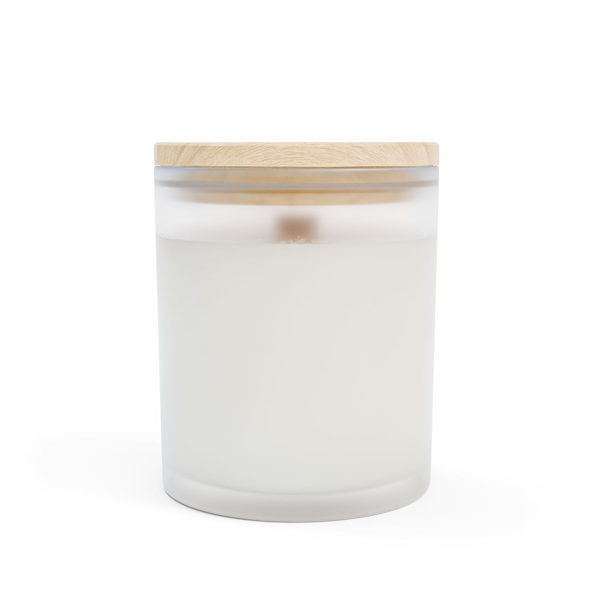 Love Spell Frosted Glass Candle – 11oz Oakmoss & Amber Scented Gift