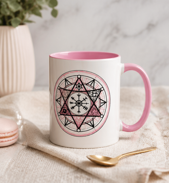 Mystic Compass Accent Coffee Mug